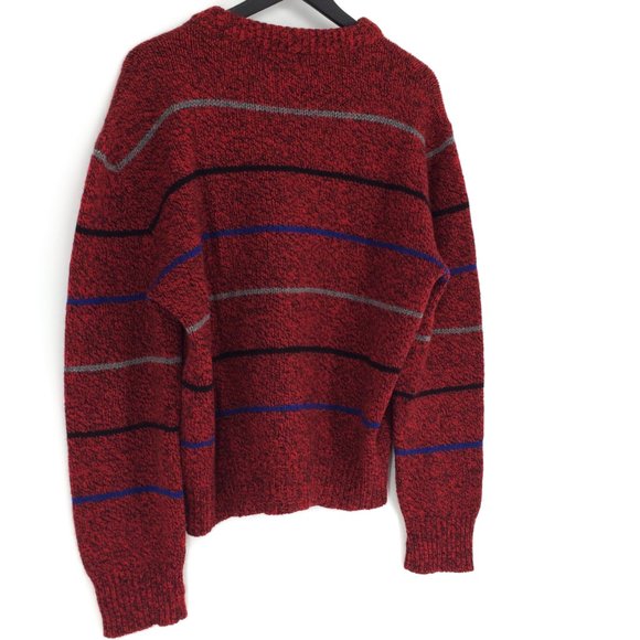 Vintage EDDIE BAUER Wool Blend Grandpa Sweater - Picture 4 of 7